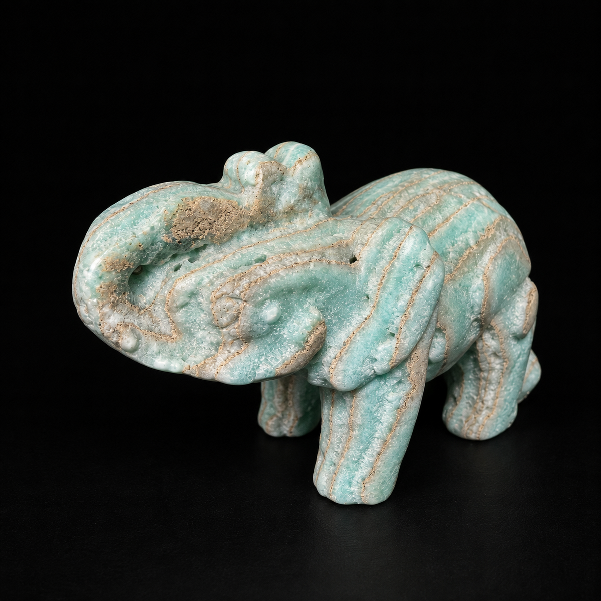 Hemimorphite Elephant
