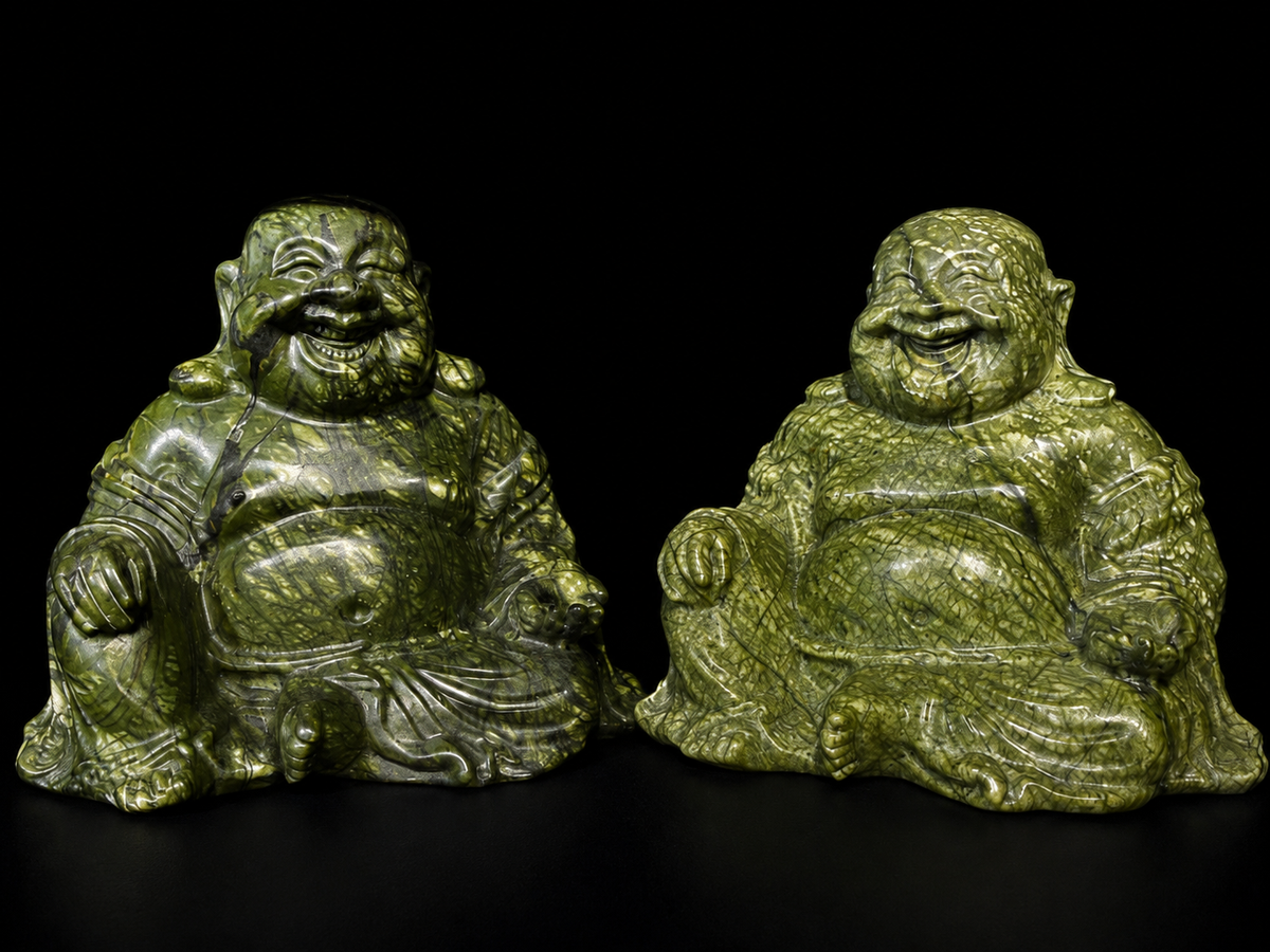 Xiuyan Jade Happy Buddha Large