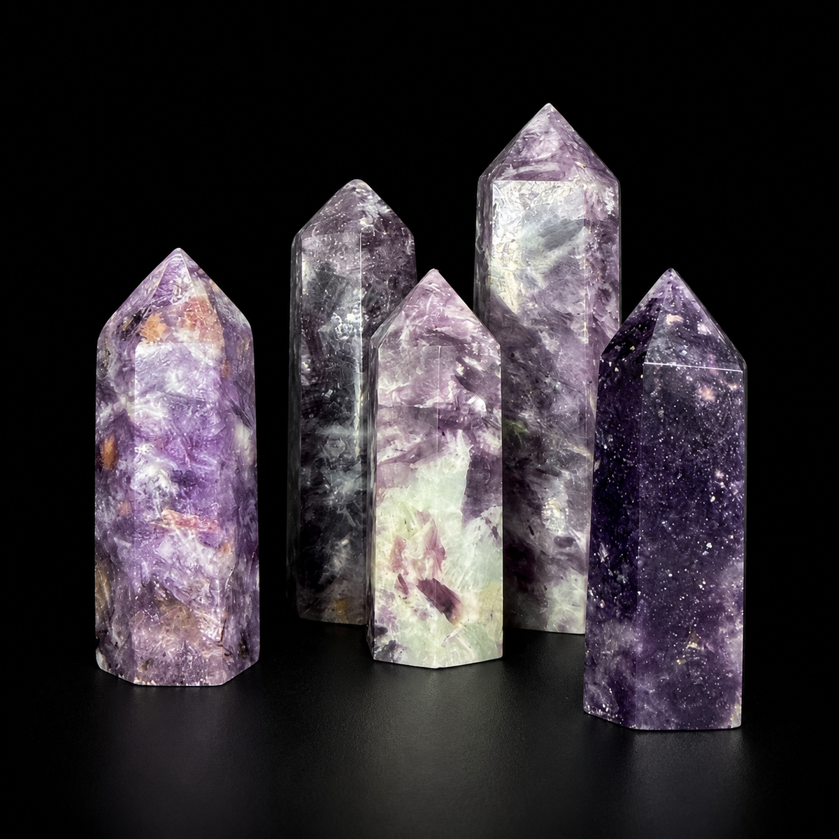 Lepidolite Polished Pencil Point