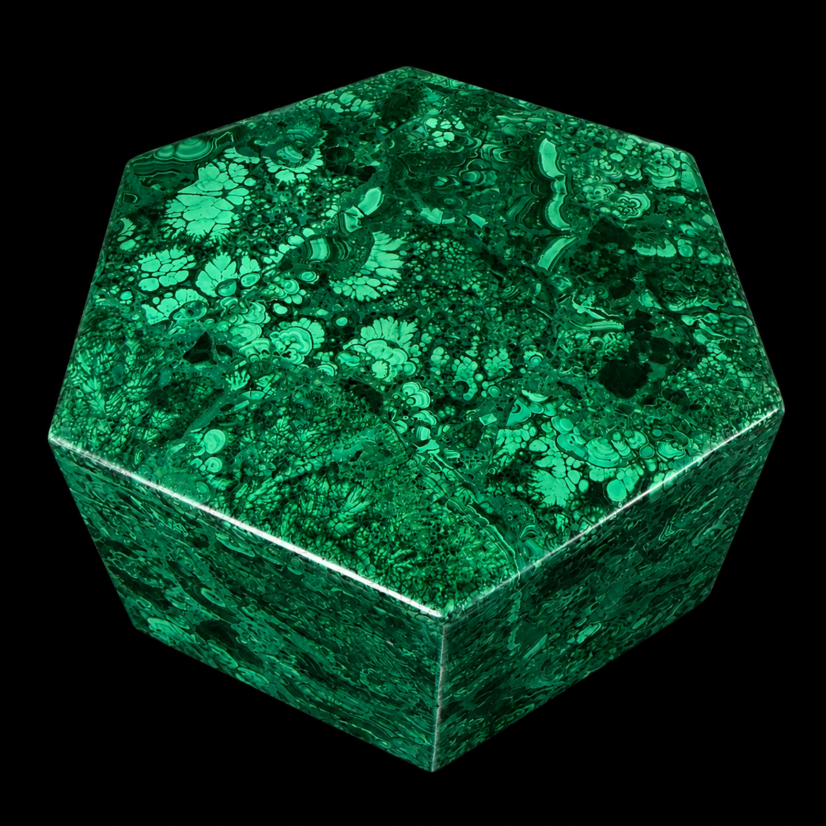 Malachite Jewellery Box