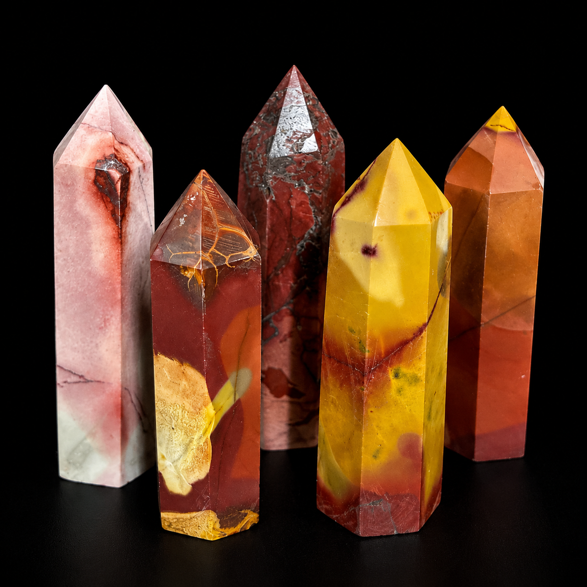 Mookaite Semi Polished Point