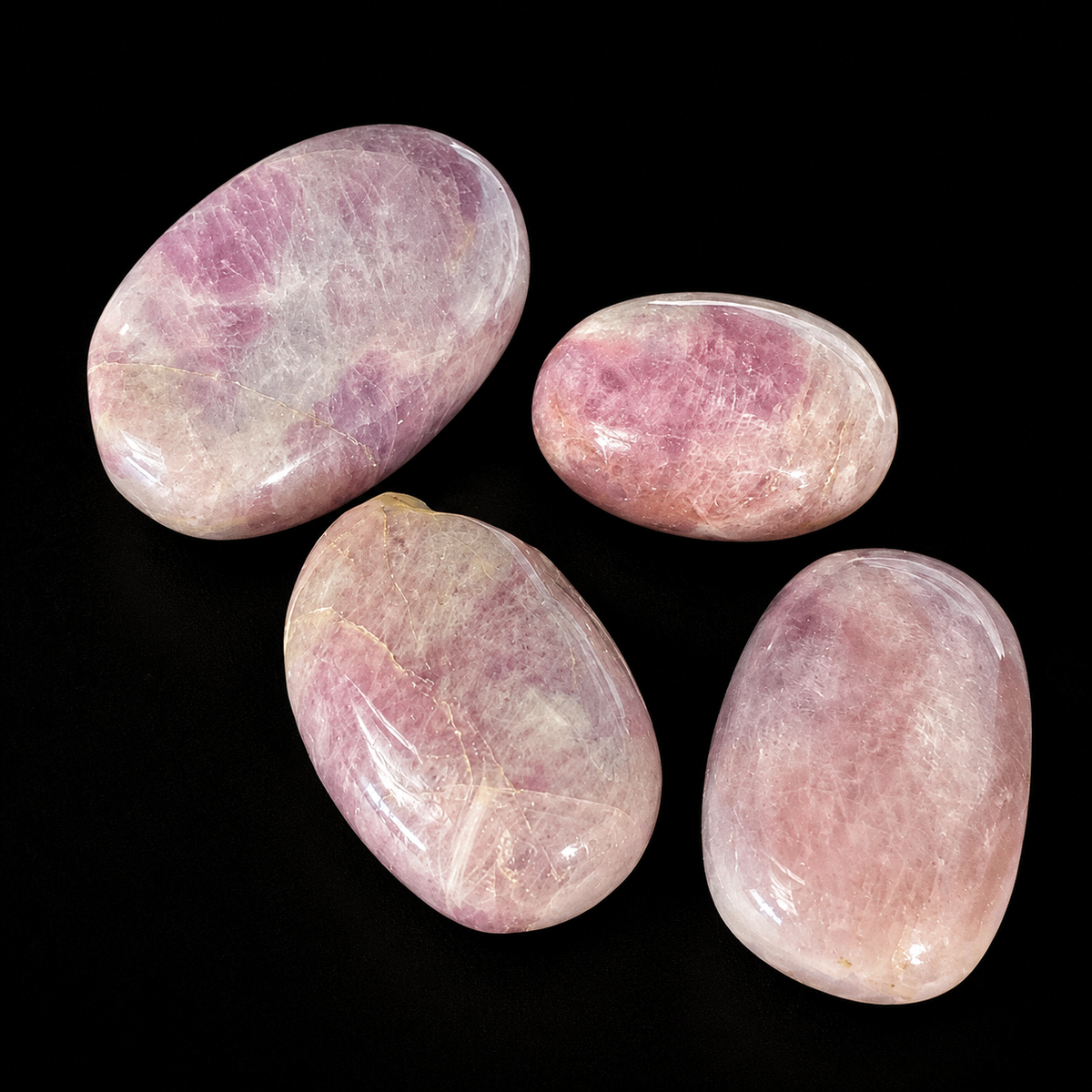 Natural Pink Agate Palm