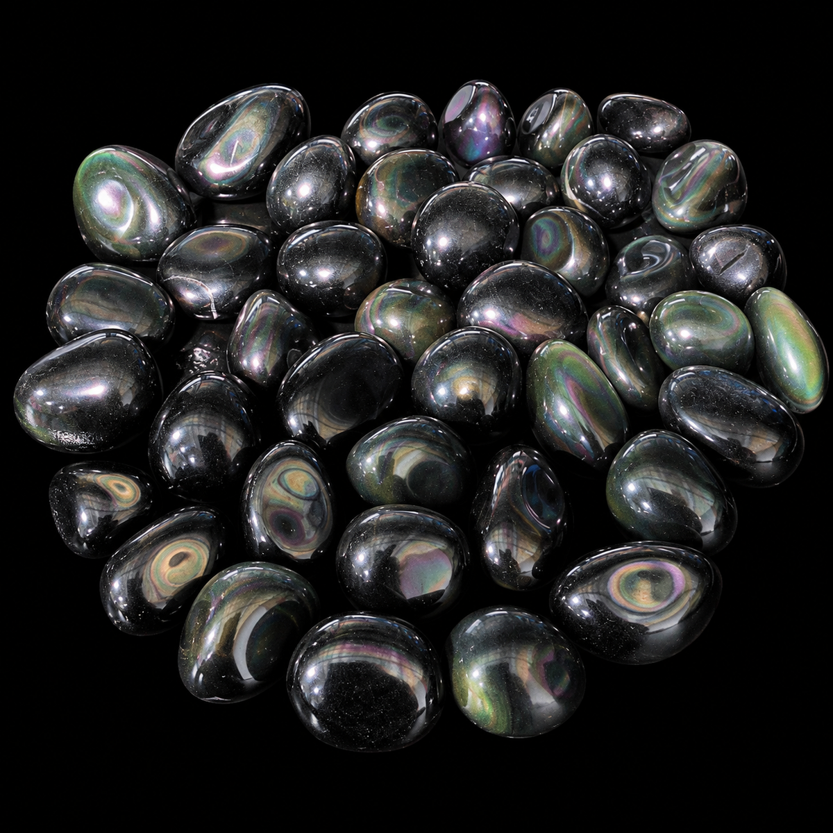 Rainbow Obsidian Tumble