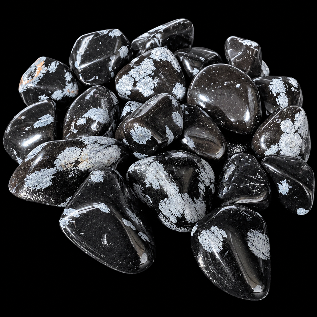 Snowflake Obsidian Tumble