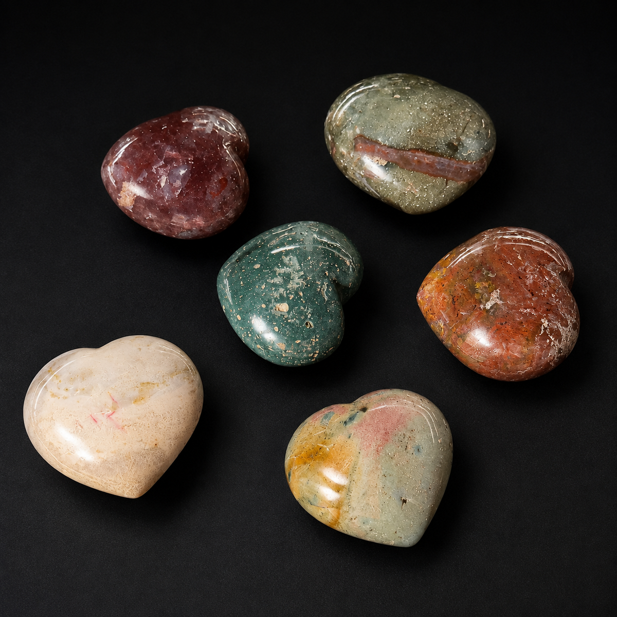 Ocean Jasper Heart