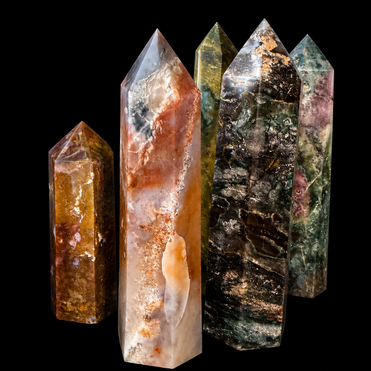 Ocean Jasper Polished Pencil Point Large