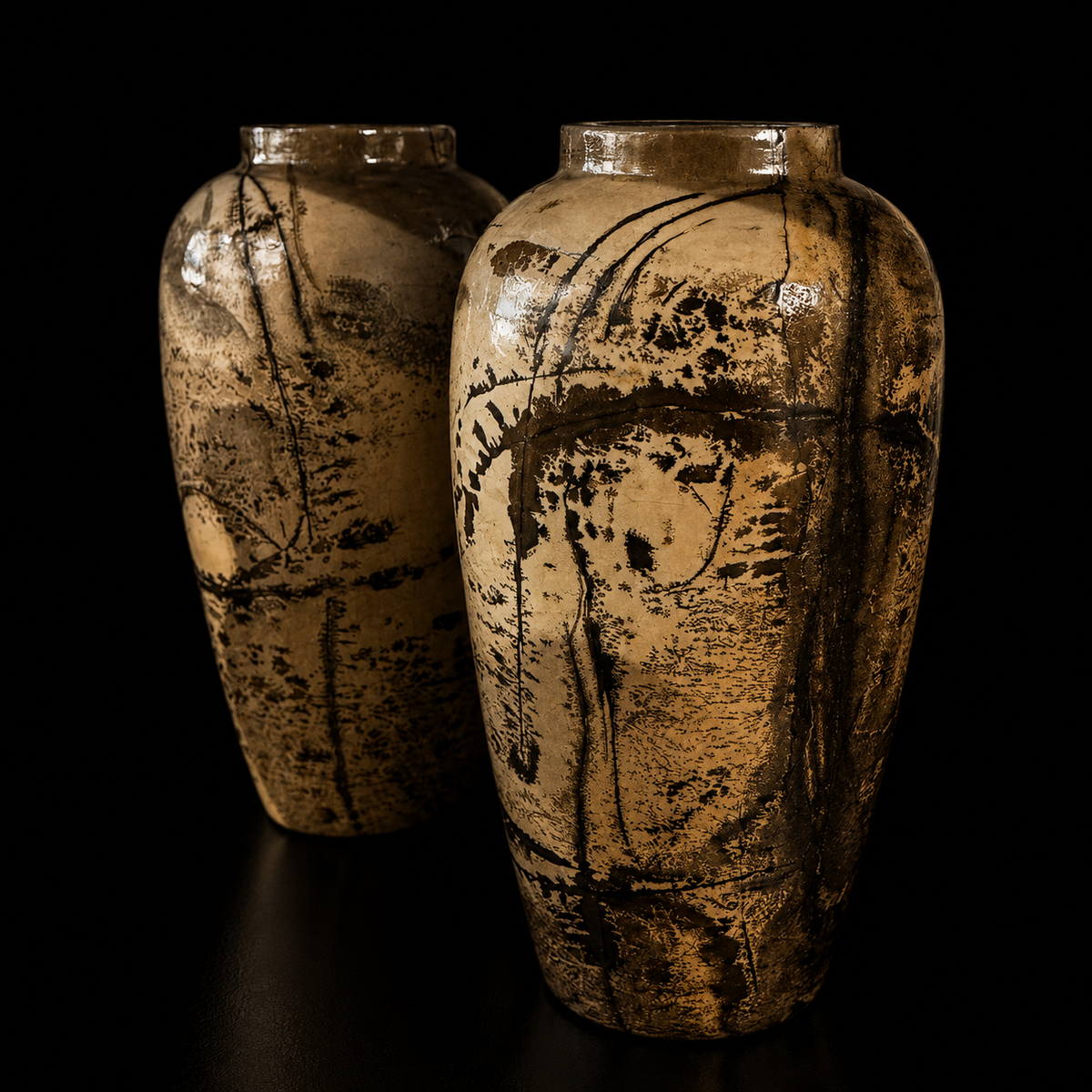 Picture Jasper Urn Vase