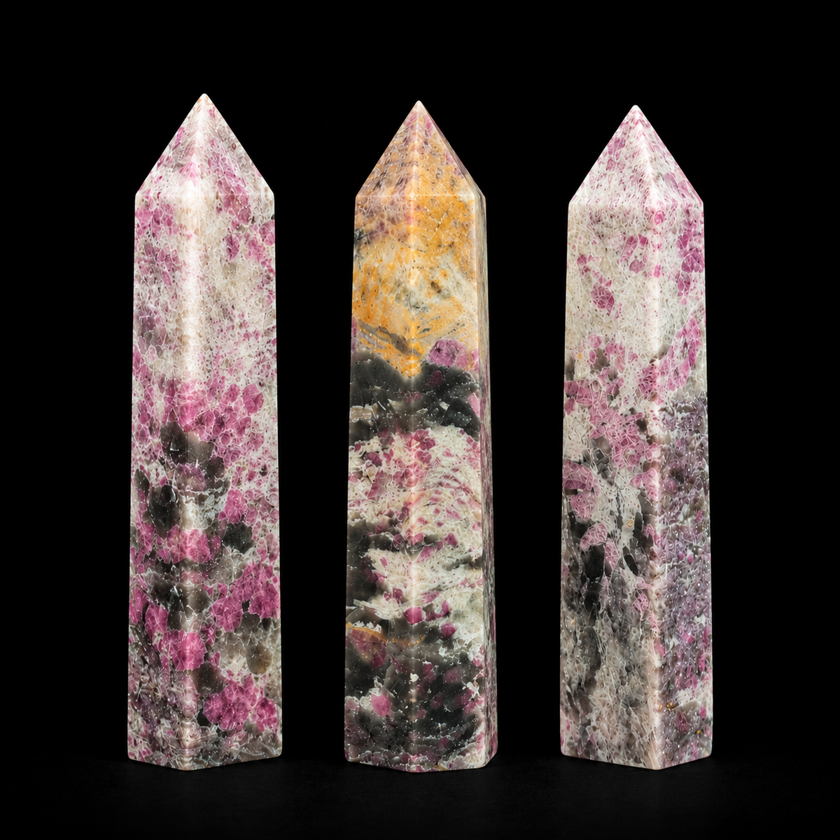 Pink Tourmaline Polished Point