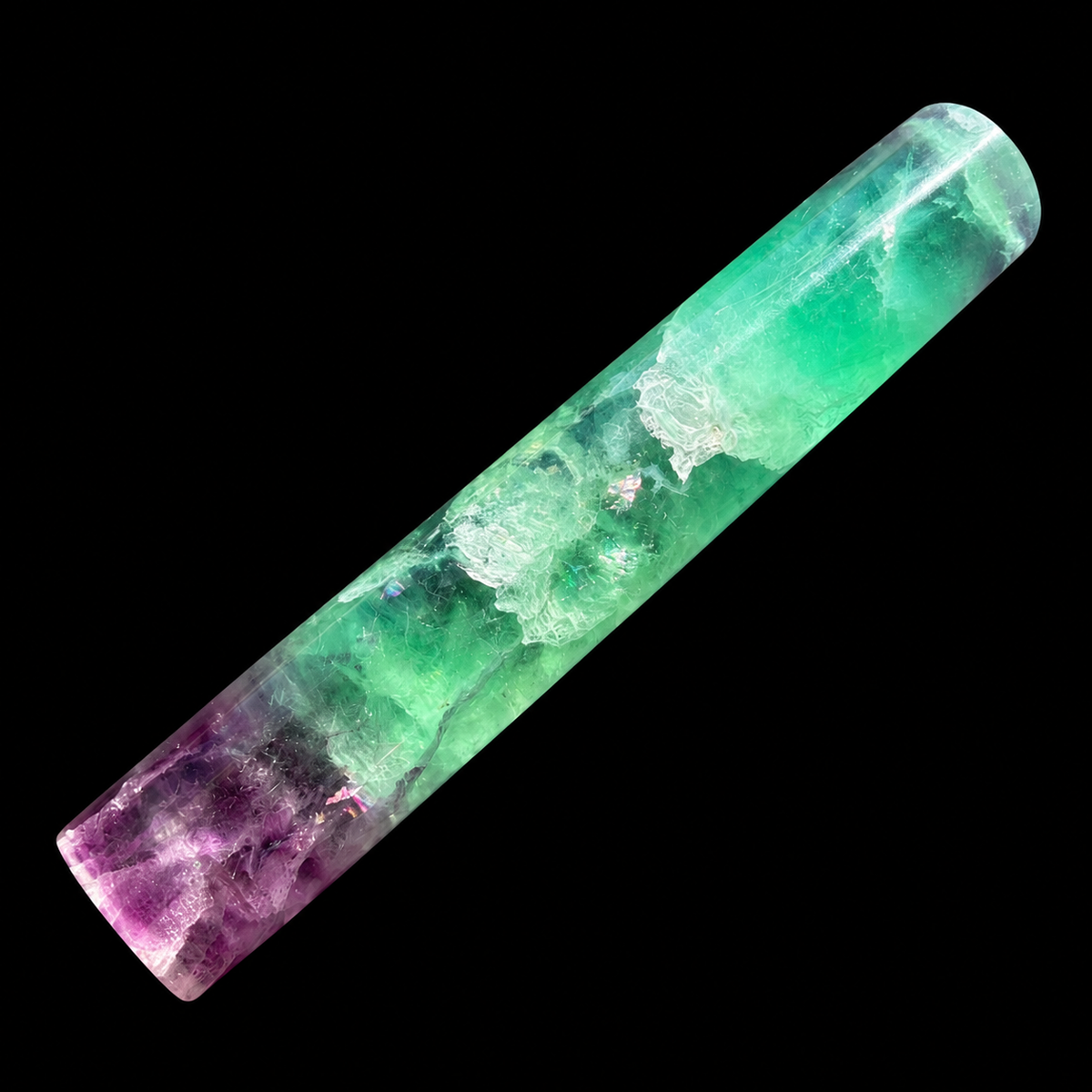 Rainbow Fluorite Display Wand