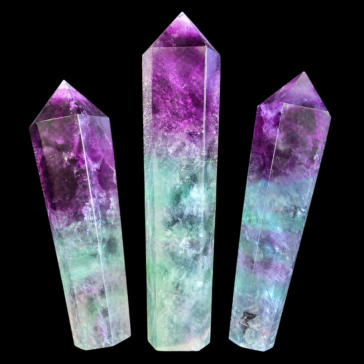 Rainbow Fluorite Taper Wand