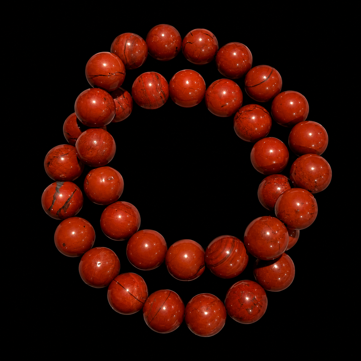 Red Jasper Bracelet Bead 10mm