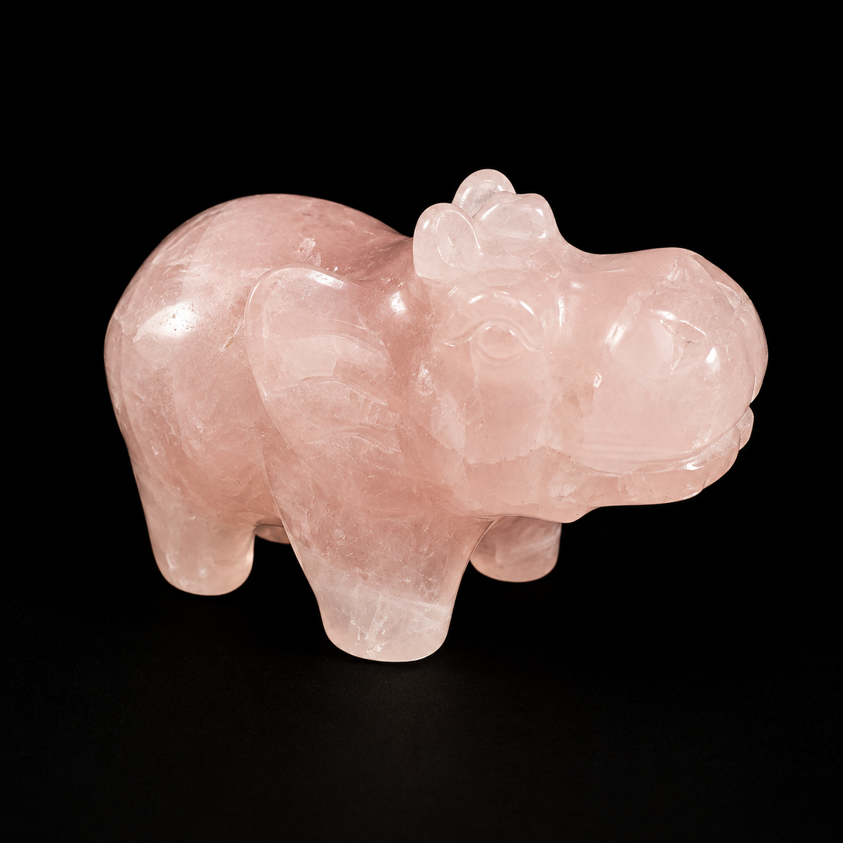 Rose Quartz Elephant