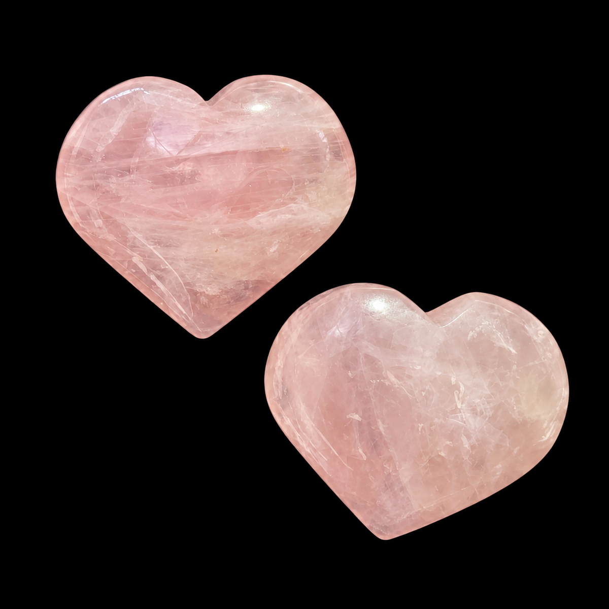 Rose Quartz Heart Medium