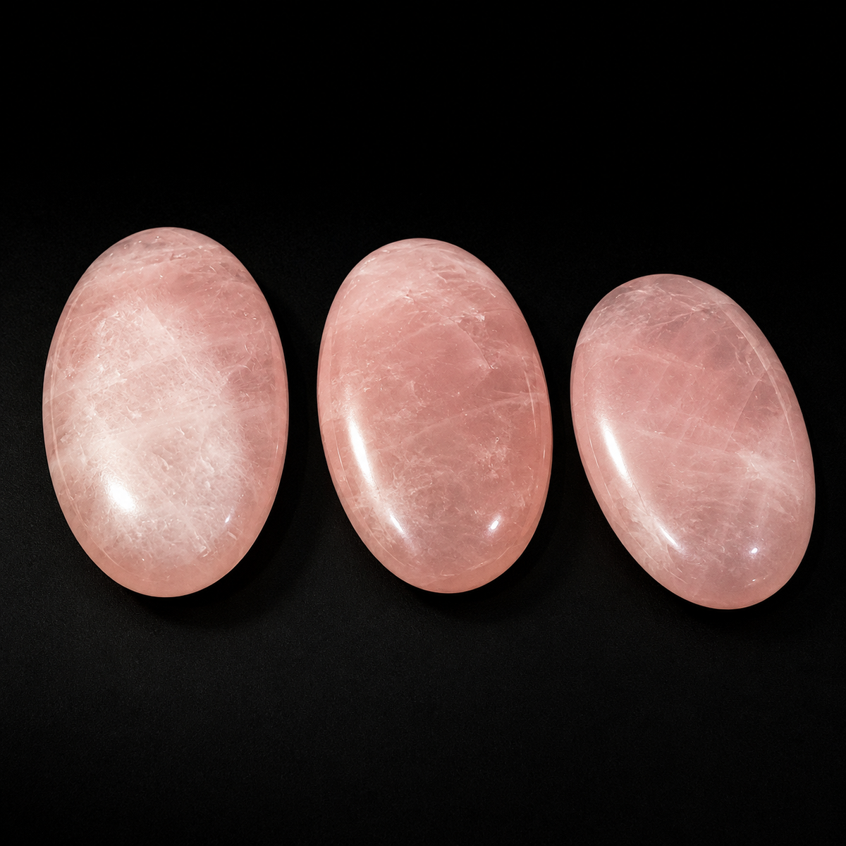 Rose Quartz Palm Stone
