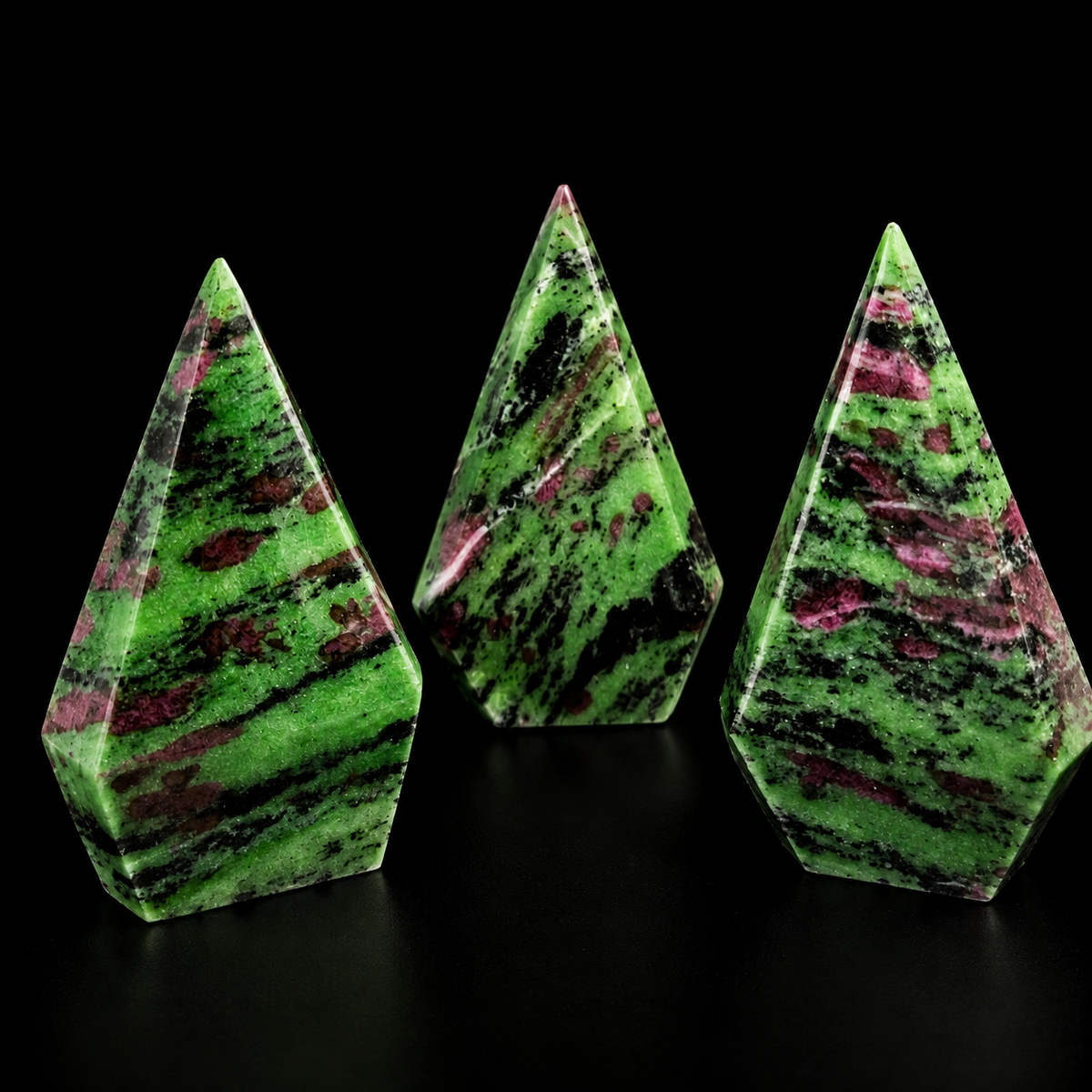 Ruby Zoisite Tear Drop