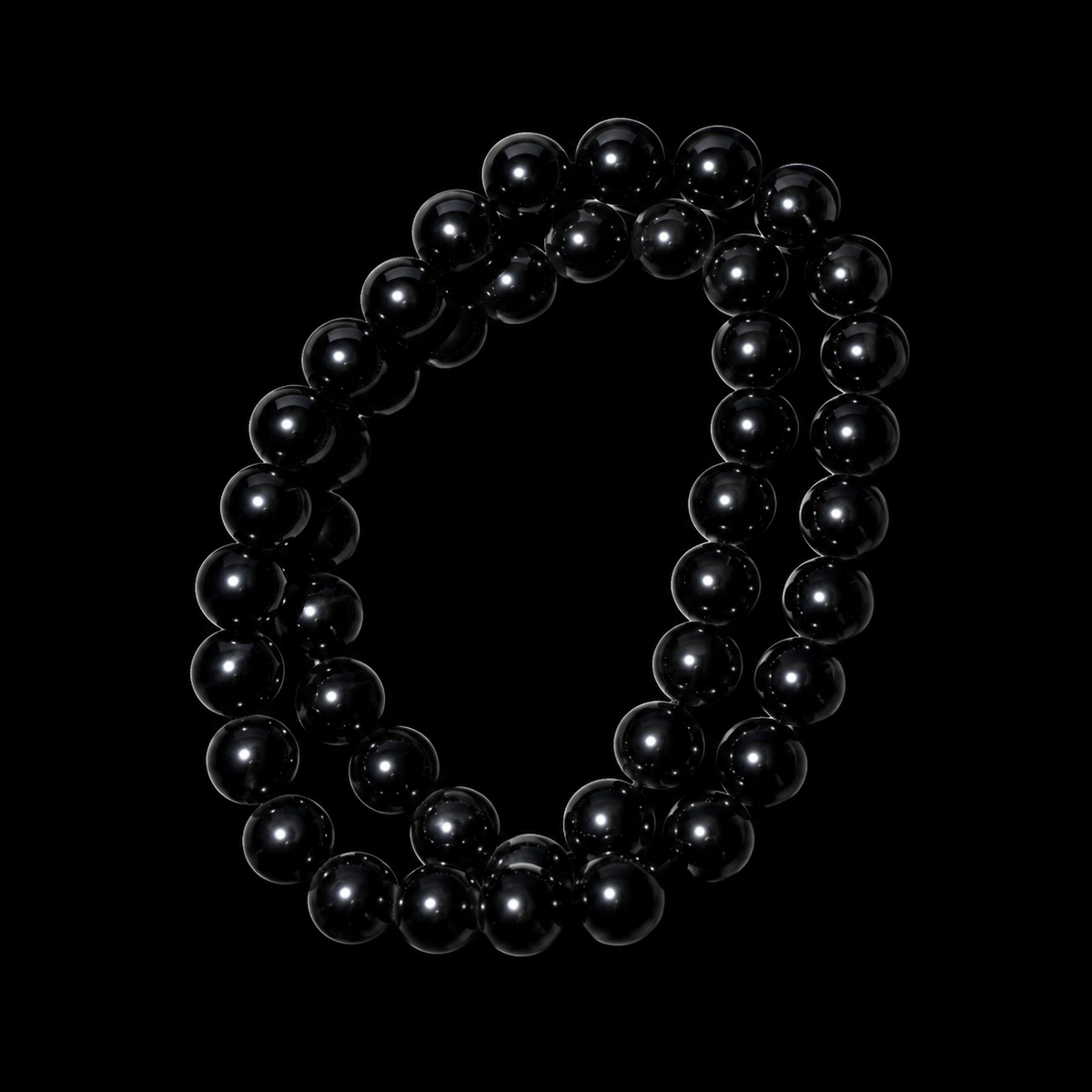 Shungite Bracelet Bead 8mm