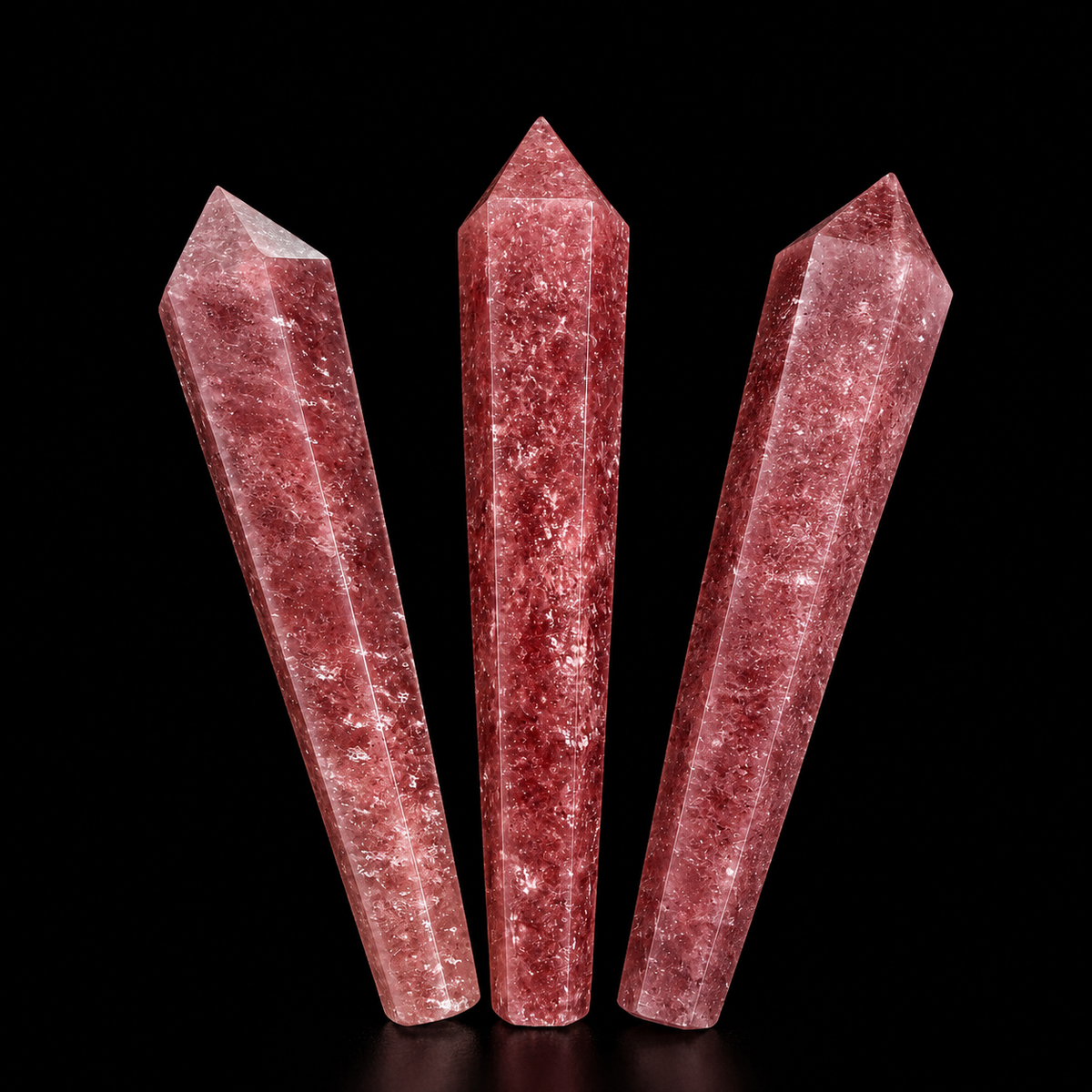 Strawberry Quartz Taper Wand